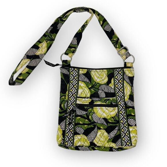 Vera Bradley La Neon Rose Hipster Crossbody Tote Purse Bag Shoulder Bag Retired - Picture 1 of 9